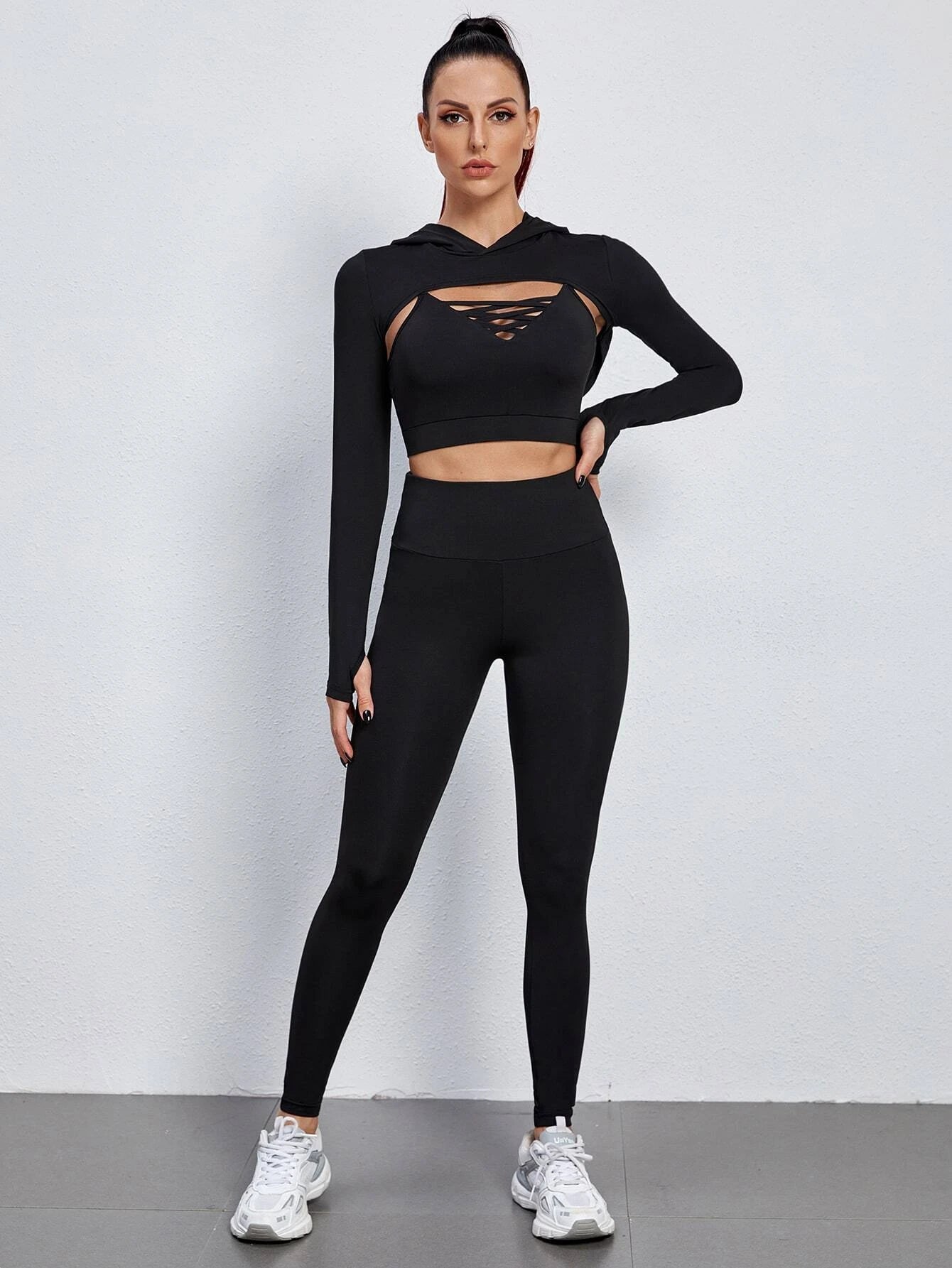 Yoga Set Harmony Hooded - 3PCS